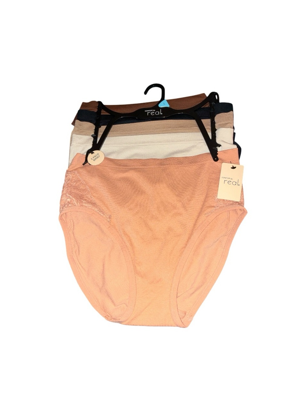 Comfort by Real High-Waist Multi Colors Panties —  (5 Pack)